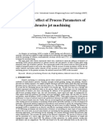 AJM Process Parameters - New