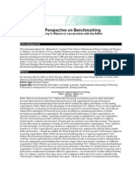 A Perspective On Bench Marking