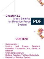 Mass Balance Reactive Systems