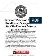 Beeman Break Barrel Air Rifle Manual