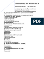 Classifications of Pharmaceutical Drugs