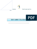 ISO14001 Check List