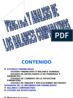 Balance Comparativo y Estado de Cambios en La Situación Financiera