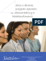 Cartilha Direitos e Deveres Do Empregado Operador de Telemarketing e Teleatendimento