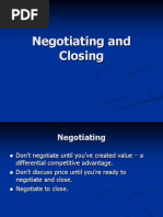 Negotiating