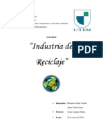 Informe Industria Del Reciclaje