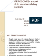 TRANSFEROSOMES A Novel Approach To Trans Dermal Drug Delivery