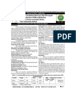 A Study of Correlation Between The Divergent Production Ability in Relation To Socio-Economic Status