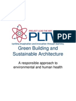 Green Building and Sustainable Architecture: A Responsible Approach To Environmental and Human Health