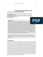 The Potential of Integrating Wind Power With Offshore Oil and Gas Platforms-2010