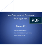 An Overview of Database Management