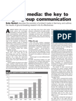 Ambient Media The Key To Target Group Communication