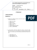 7th Week Exam by Dr. Hesham El Zouka