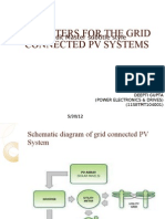 Inverters For Grid Connected PV Systems