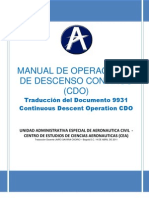 Manual de Operaciones de Descenso Continuo CDO Doc 9931 PDF