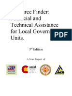 Resource Finder Financial and Technical Assistance For Local