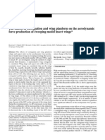 The Effects of Corrugation and Wing Planform On The Aerodynamic Force Production of Sweeping Model Insect Wings