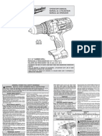 Milwaukee 18v Hammer-Drill Manual