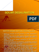 Solar Desalination