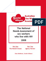 The National Needs Assessment of Sex Workers Who Live With HIV 2008