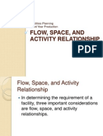 Flow, Space, and Activity Relationship: Facilities Planning Third Year Production