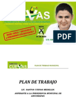 Plan de Trabajo Municipal Santos Cuevas