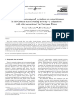 (2005) Triebswetter e Hitchens, The Impact of Environmental Regulation On Competitiveness