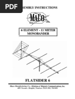 Flatsider 6: Assembly Instructions