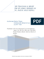 Insider Trading A Brief Overview of Legal Regime in USA, UK, India and Nepal Rojina Thapa