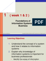 Week 1 2 - Foundation of Information System in Business