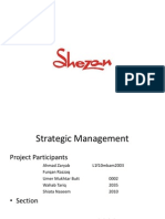 Strategics Management Formulation of Shezan