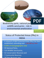 Biodiversity Parks, National Parks and Wildlife Sanctuaries - Role in Environmental Amelioration