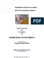 Apontamentos de Biomecânica Do Movimento