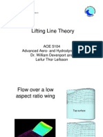 22 Online Lifting Line Theory