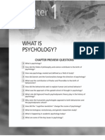 What Is Psychology?: Chapter Preview Questions