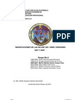 T 08 Modificaciones de Las Nic-Nif (SIC - SINIF) Versiones 2007 y 2009