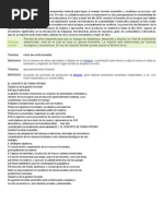 Rotación Forestal: Término Ciclo de Corta Forestal Definición Es El Número de Años Calculados o Fijados en Un