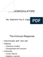 Immunomodulators: Ma. Stephanie Fay S. Cagayan, MD