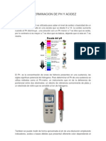 Determinacion de PH y Acidez