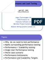 Essence of Performance and Load Testing VanQ 30 April 2009