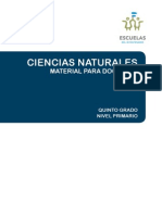 Material para Docentes 5 Grado Ciencias Naturales