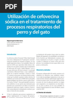 Cv30 Utilización de Cefovecina Sódica en El Tratamiento de Procesos Respiratorios Del Perro y Del Gato