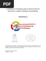 La Dinamica de Sistemas para La Efectiva Toma de Decisones y Analisis Estrategico de Problemas-FINAL