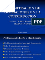 Adminitracion de Operaciones en La Construccion