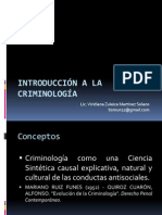 Introducción A La Criminología