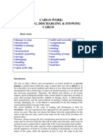 Cargo Loading, Discharging and Stowage