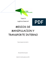 Medios de Manipulación y Transporte Interno