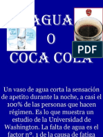 Agua vs. Coca Cola