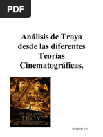 Análisis de Troya Desde Las Diferentes Teorías Cinematográficas