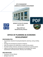 Economic Development Report To City Council 4.27.12